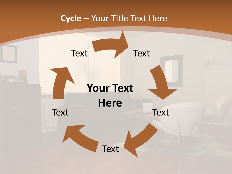 Design Wooden Home PowerPoint Template