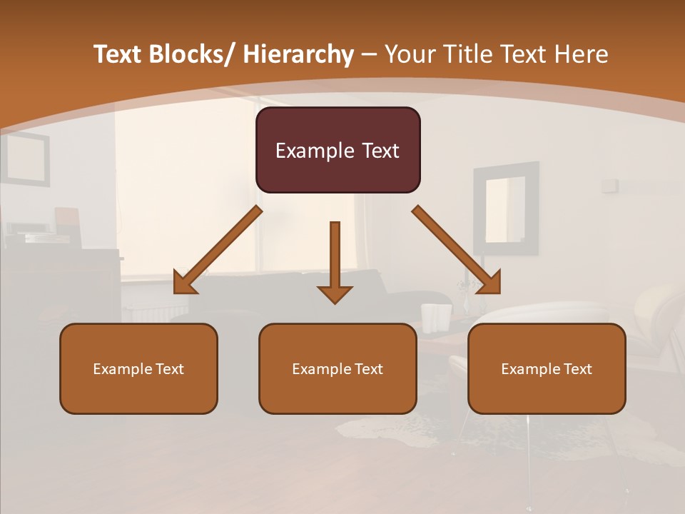 Design Wooden Home PowerPoint Template