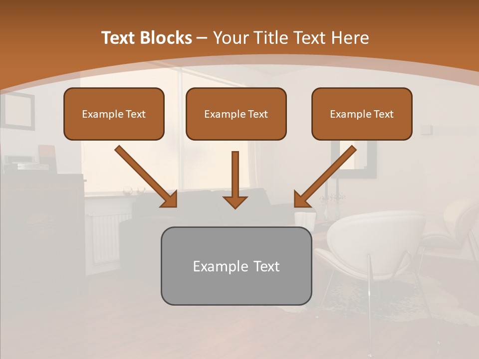 Design Wooden Home PowerPoint Template