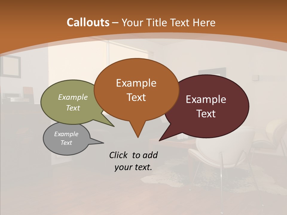 Design Wooden Home PowerPoint Template