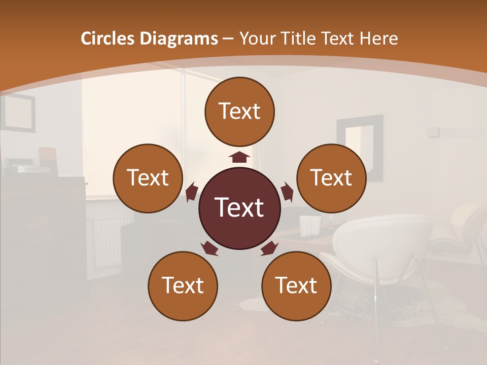 Design Wooden Home PowerPoint Template