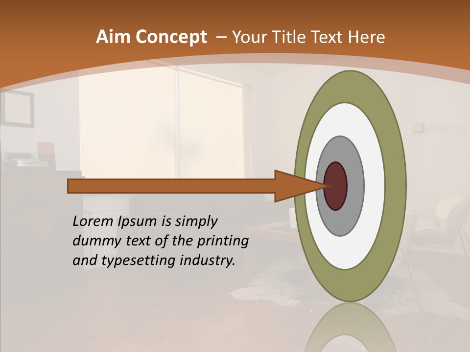 Design Wooden Home PowerPoint Template