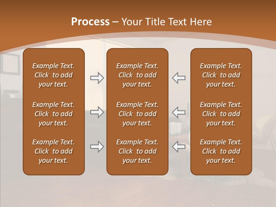 Design Wooden Home PowerPoint Template