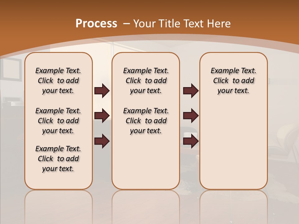 Design Wooden Home PowerPoint Template