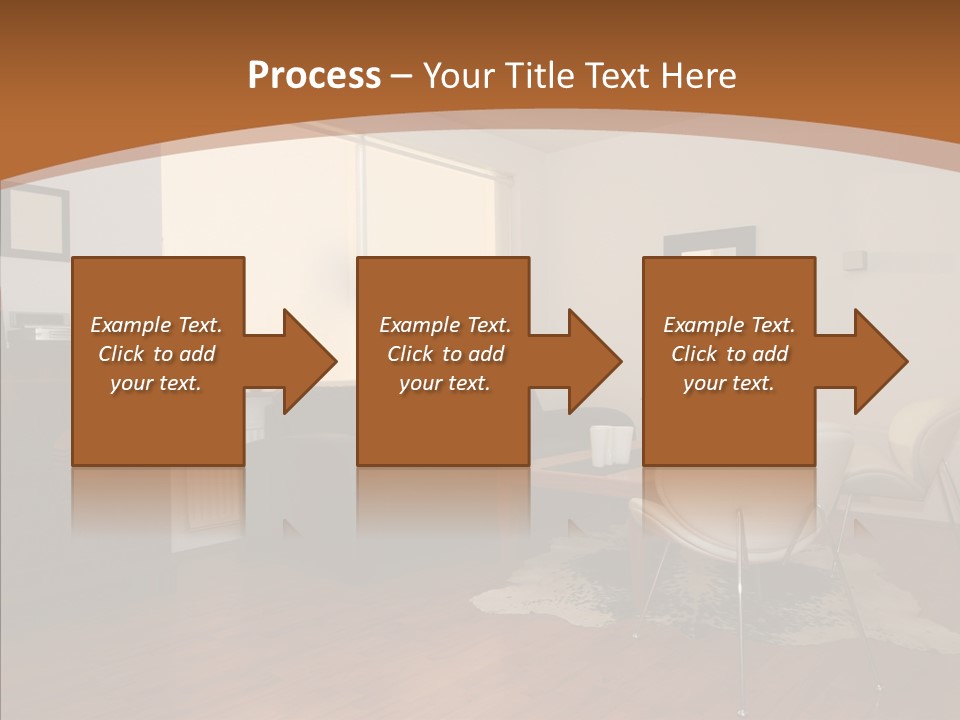 Design Wooden Home PowerPoint Template
