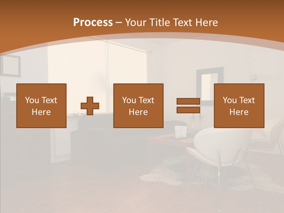 Design Wooden Home PowerPoint Template