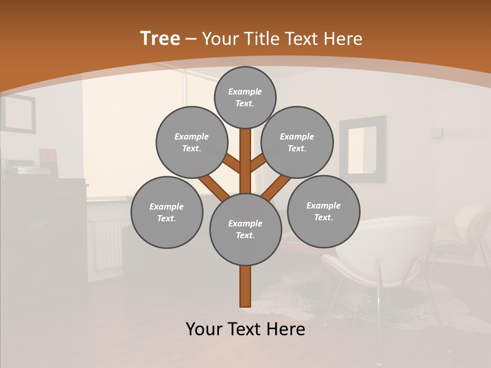 Design Wooden Home PowerPoint Template