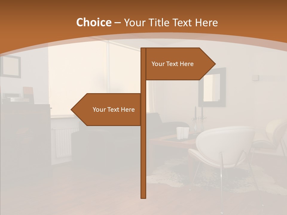 Design Wooden Home PowerPoint Template