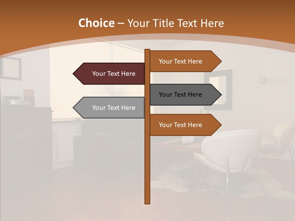 Design Wooden Home PowerPoint Template