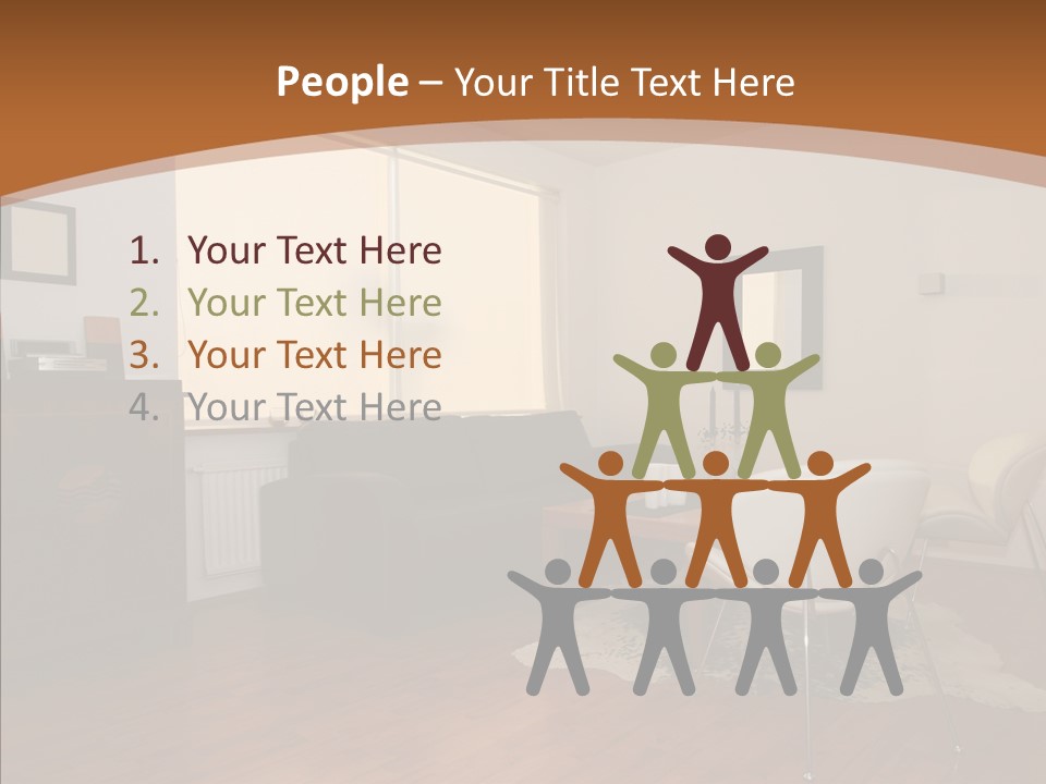 Design Wooden Home PowerPoint Template