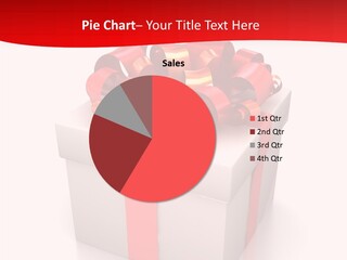 Decorative Isolated Gift PowerPoint Template