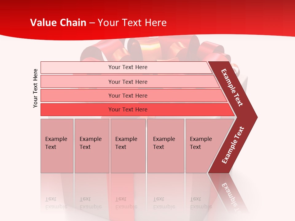 Decorative Isolated Gift PowerPoint Template