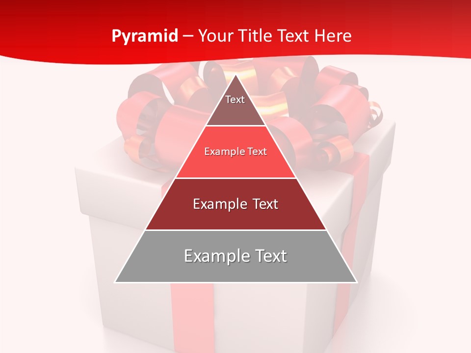 Decorative Isolated Gift PowerPoint Template