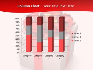 Decorative Isolated Gift PowerPoint Template