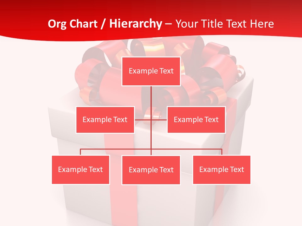 Decorative Isolated Gift PowerPoint Template