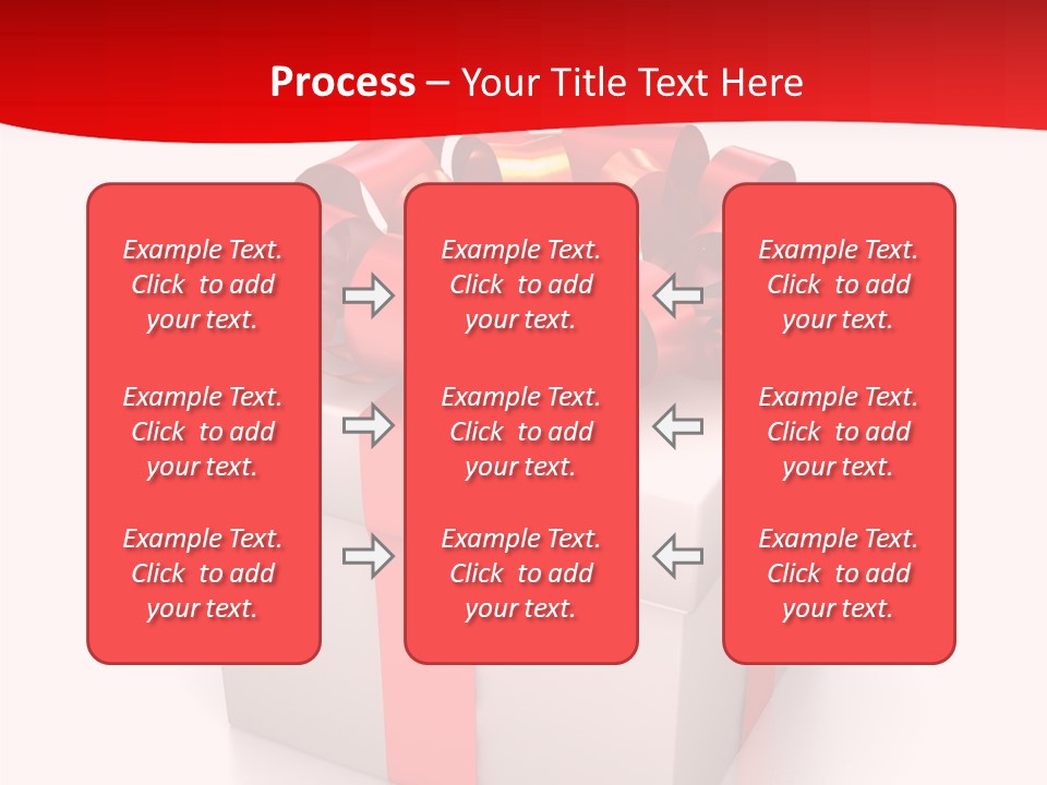 Decorative Isolated Gift PowerPoint Template