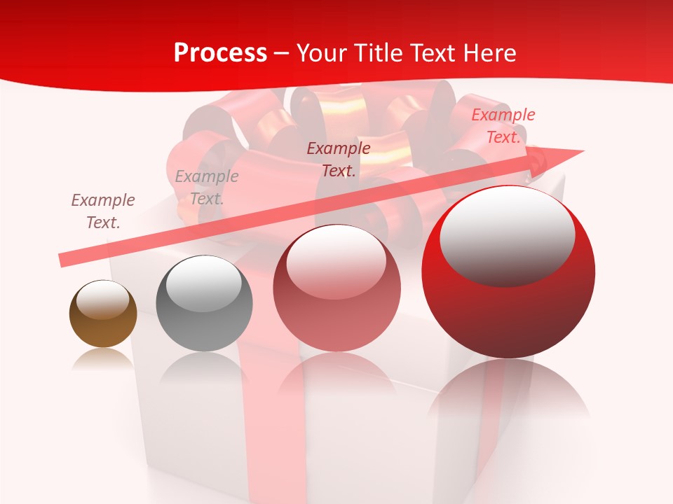 Decorative Isolated Gift PowerPoint Template