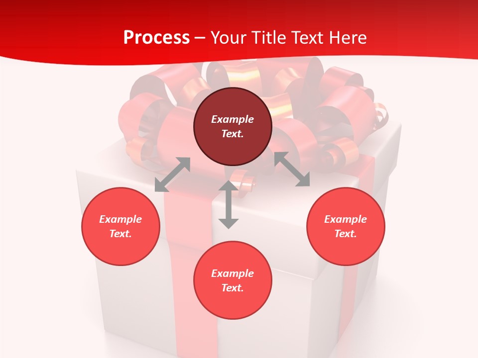 Decorative Isolated Gift PowerPoint Template