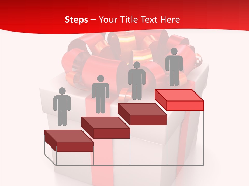 Decorative Isolated Gift PowerPoint Template
