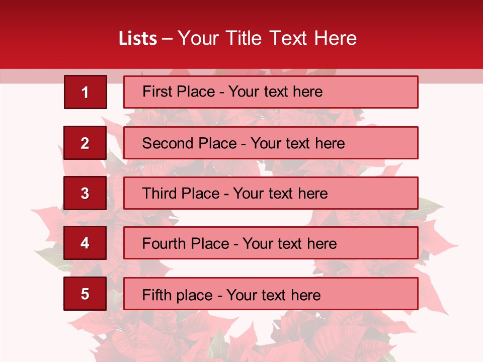 New Red Image PowerPoint Template