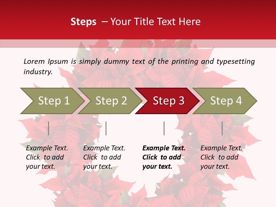 New Red Image PowerPoint Template
