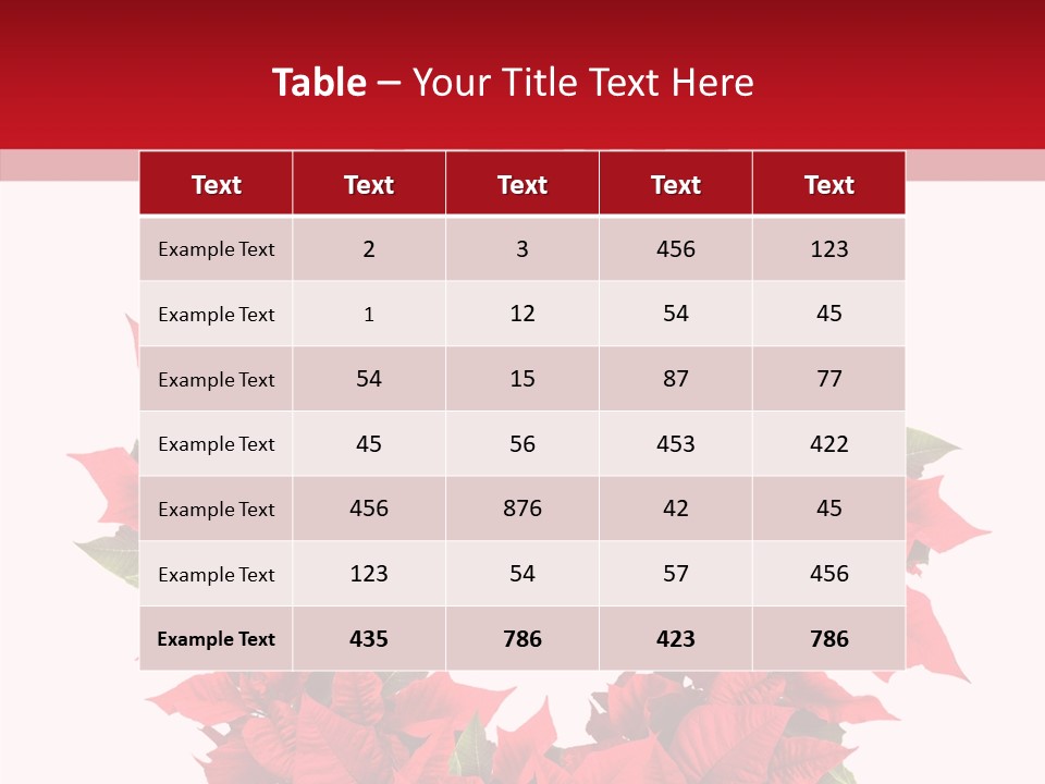 New Red Image PowerPoint Template