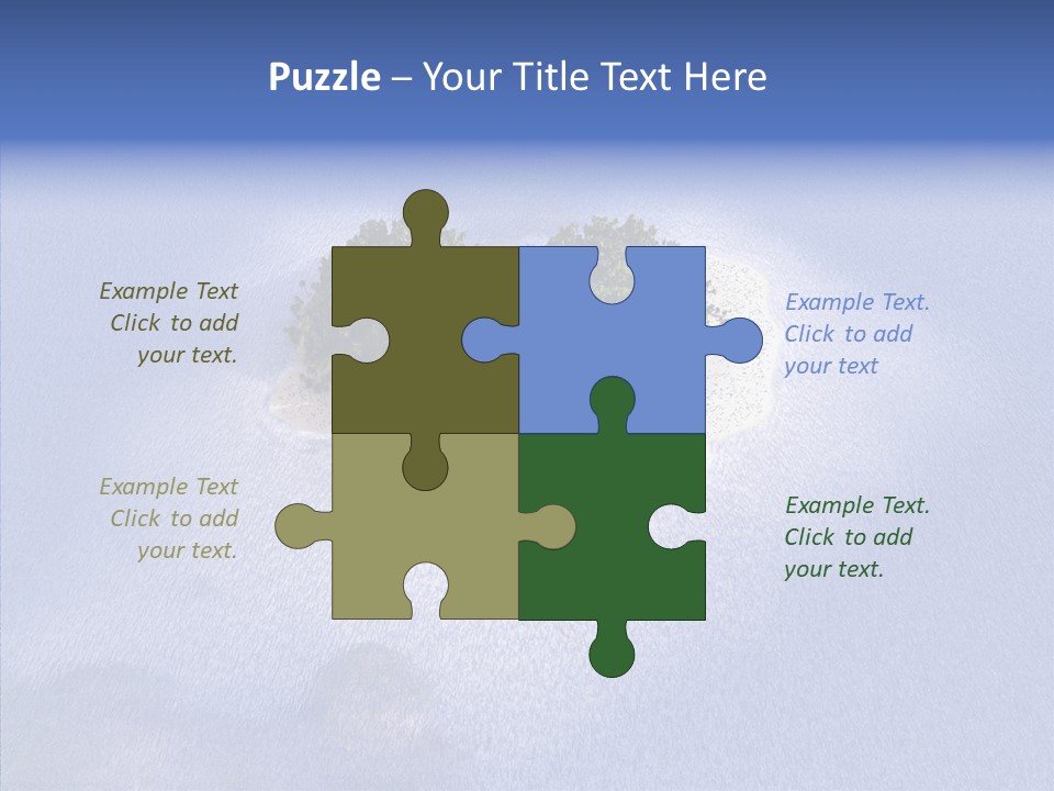 Aerial Beach Remote PowerPoint Template