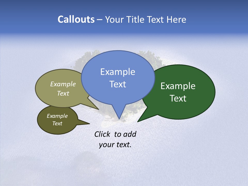 Aerial Beach Remote PowerPoint Template