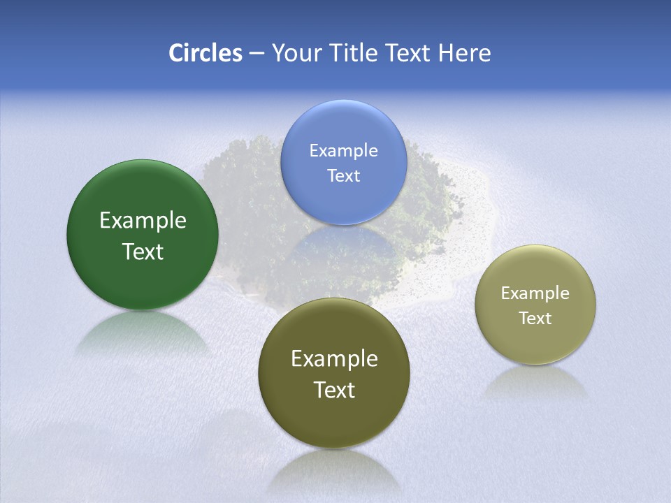 Aerial Beach Remote PowerPoint Template