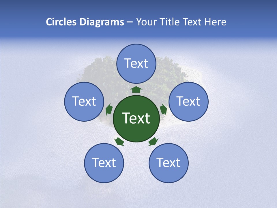 Aerial Beach Remote PowerPoint Template
