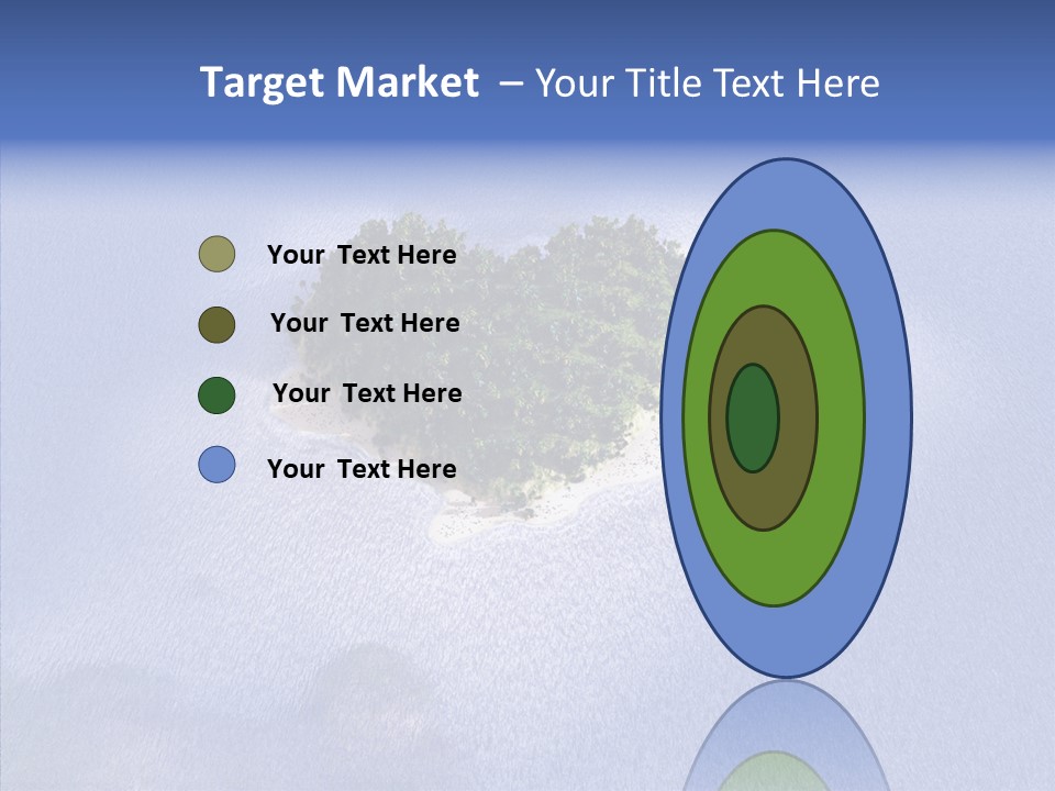 Aerial Beach Remote PowerPoint Template