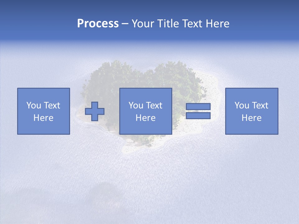 Aerial Beach Remote PowerPoint Template