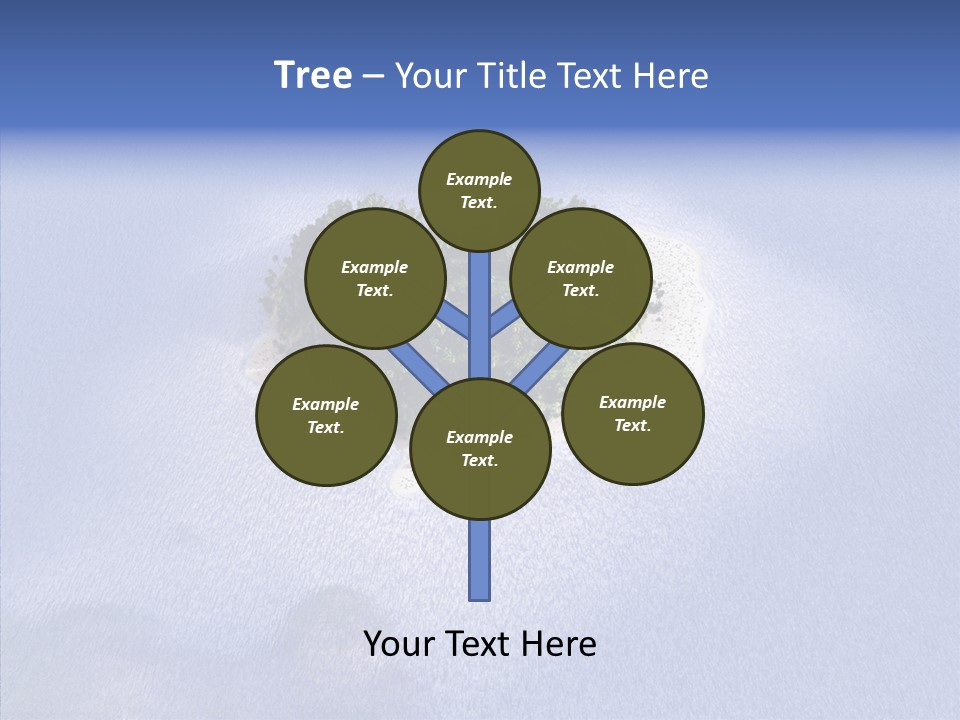Aerial Beach Remote PowerPoint Template
