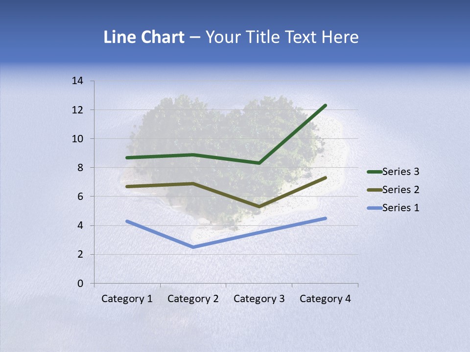 Aerial Beach Remote PowerPoint Template