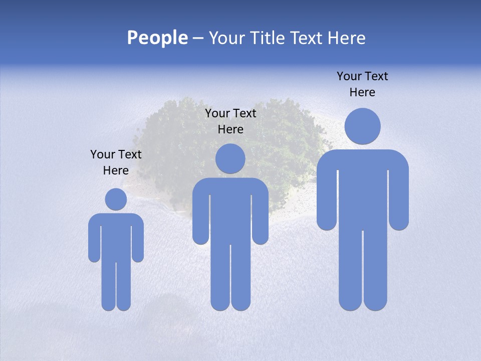 Aerial Beach Remote PowerPoint Template