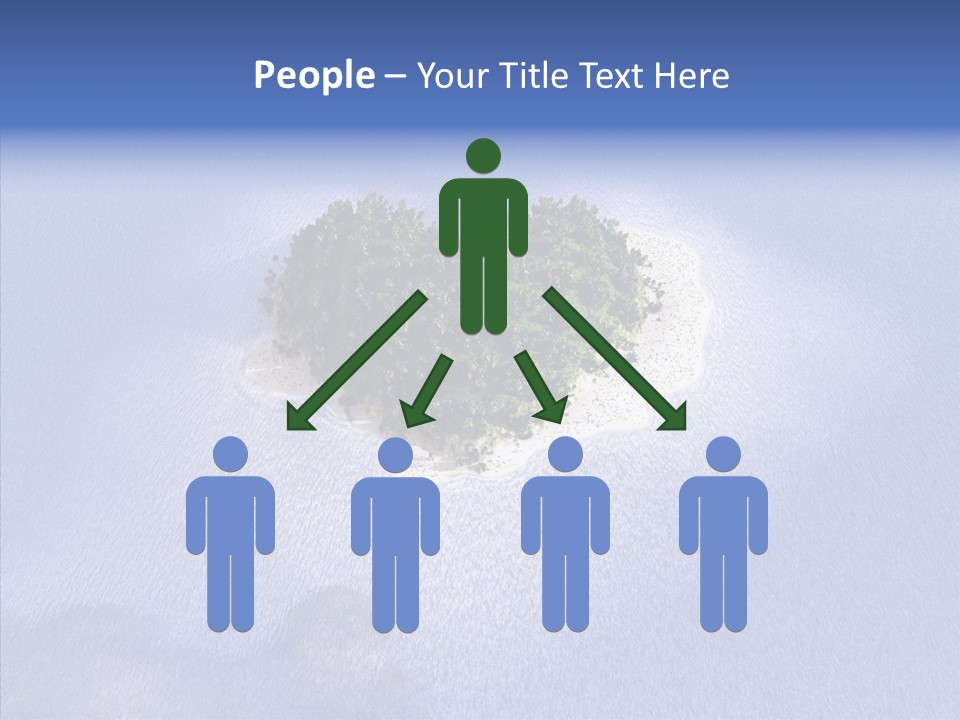 Aerial Beach Remote PowerPoint Template