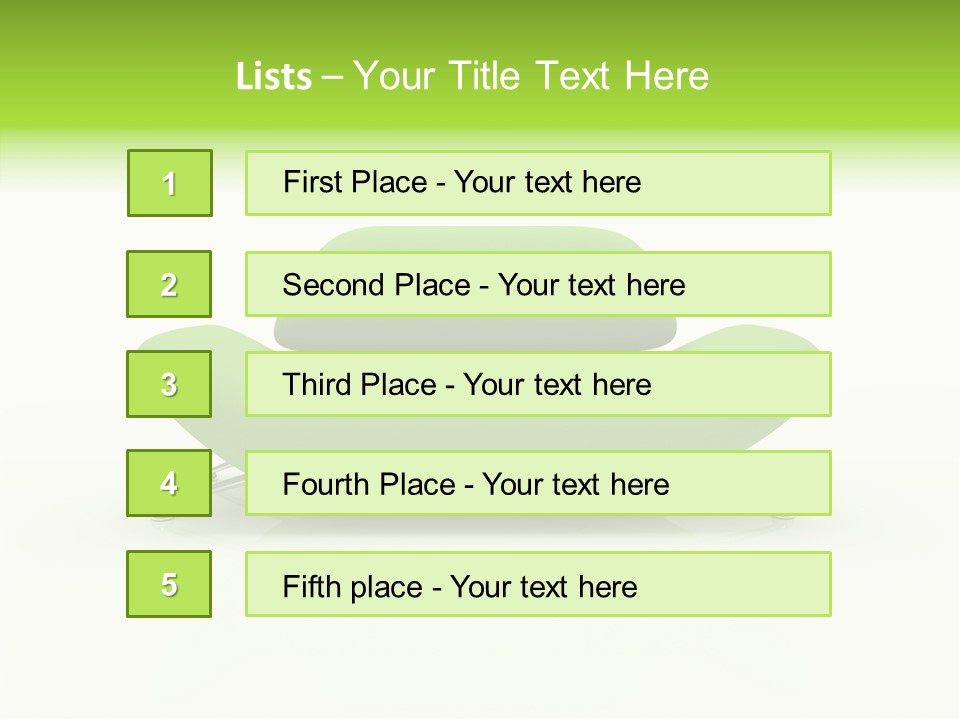 Livingroom Relax Furnishings PowerPoint Template