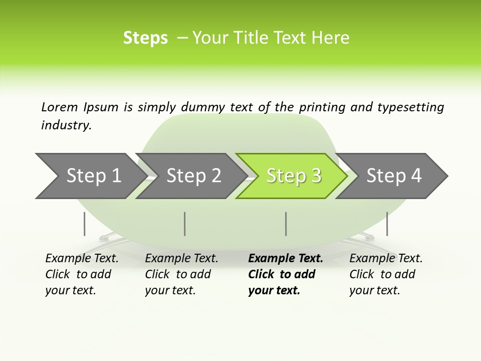 Livingroom Relax Furnishings PowerPoint Template