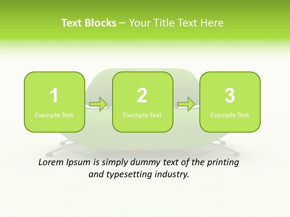 Livingroom Relax Furnishings PowerPoint Template
