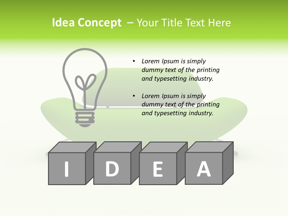 Livingroom Relax Furnishings PowerPoint Template