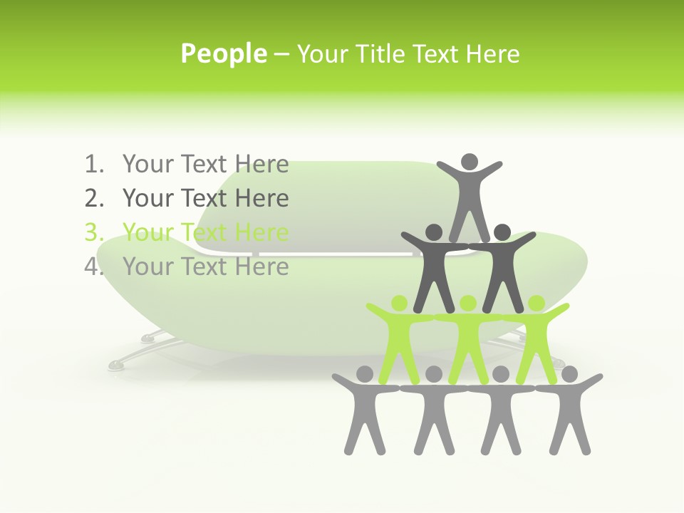 Livingroom Relax Furnishings PowerPoint Template