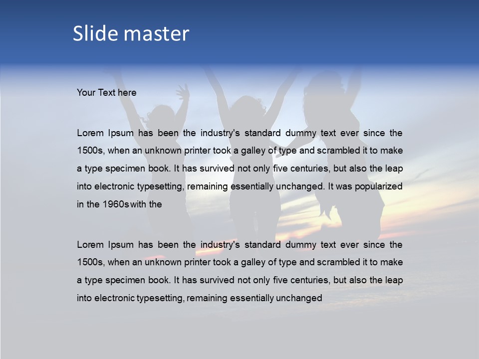 Rave Sexy Friendship PowerPoint Template