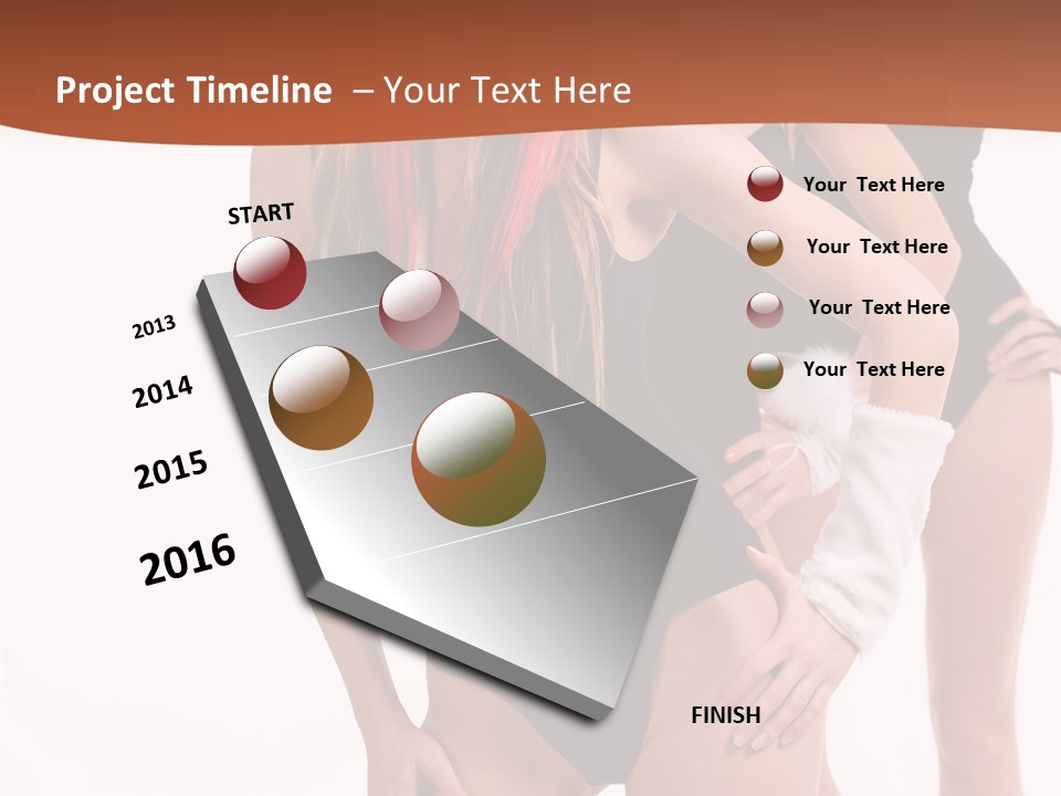Glamour Hot Fashion PowerPoint Template