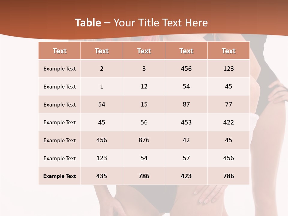 Glamour Hot Fashion PowerPoint Template