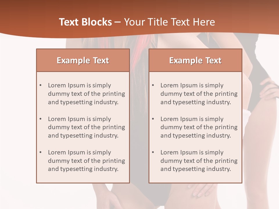 Glamour Hot Fashion PowerPoint Template