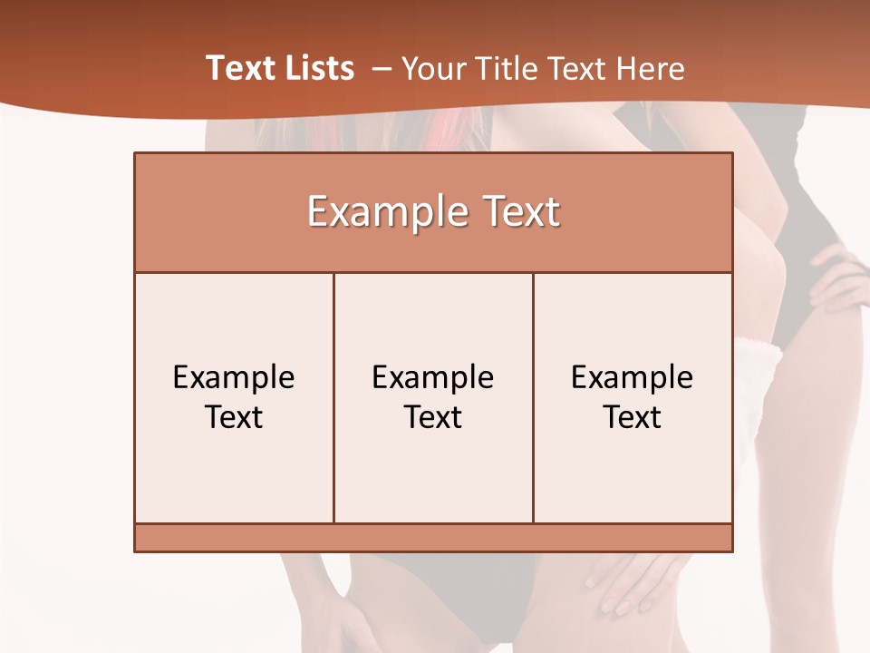 Glamour Hot Fashion PowerPoint Template