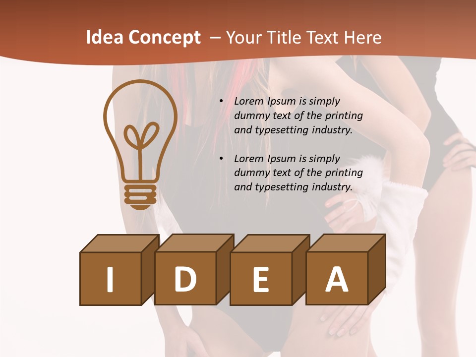 Glamour Hot Fashion PowerPoint Template