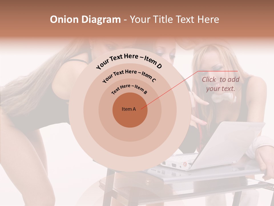 Playful Bunny Female PowerPoint Template