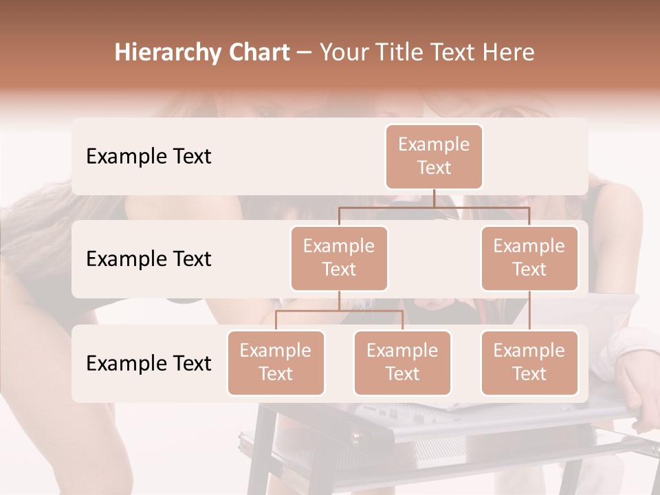 Playful Bunny Female PowerPoint Template