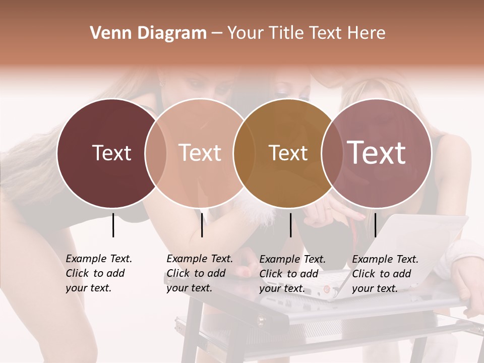 Playful Bunny Female PowerPoint Template